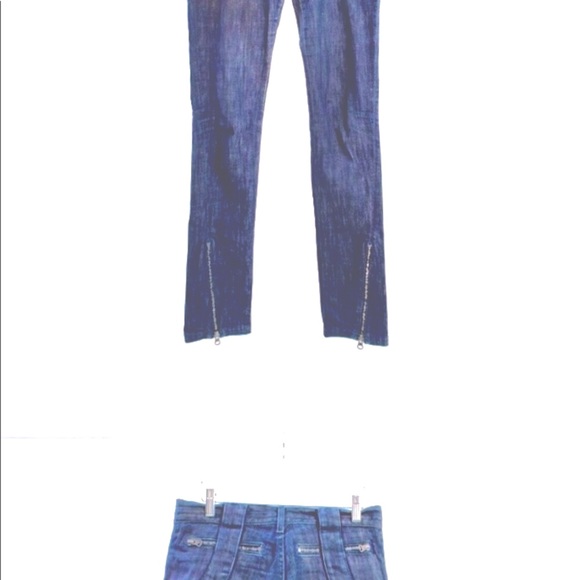STELLA McCARTNEY EXCLUSIVE FOR H&M. Skinny jeans with F/B pockets, zip b… - Picture 6 of 7